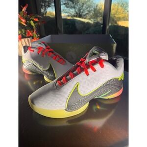 Nike LeBron XXII 22 Shoe Mens Size 10 'Crown Jewel' White Volt Glow FZ1094-101